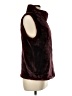 Assorted Brands 100% Polyester Burgundy Faux Fur Vest Size M - photo 4