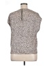 Express Ivory Tan Short Sleeve Top Size M (petite) - photo 2