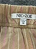 Nic + Zoe Stripes Tan Casual Pants Size 14 - photo 4