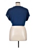 Shein Blue Short Sleeve T-Shirt Size 12 - photo 2