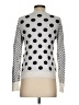 Ann Taylor Polka Dots Silver Pullover Sweater Size S - photo 2