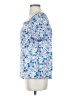 Talbots 100% Cotton Blue Short Sleeve Blouse Size S - photo 5