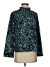 Elizabeth and James 100% Polyester Teal Long Sleeve Blouse Size XS - photo 1