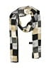 Kenneth Cole New York 100% Polyester Checkered-gingham Gray Black Scarf One size - photo 1