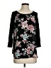 Le Lis Black 3/4 Sleeve Top Size S - photo 1
