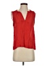 A.L.C. 100% Silk Red Sleeveless Silk Top Size XS - photo 1