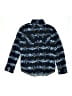 Roebuck & Co. 100% Cotton Print Blue Long Sleeve Button-Down Shirt Size 10 - 12 - photo 1