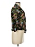 Bongo 100% Polyester Floral Black 3/4 Sleeve Blouse Size M - photo 4