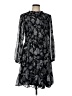 Harper 100% Polyester Paisley Black Casual Dress Size 12 - photo 1