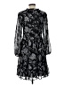 Harper 100% Polyester Paisley Black Casual Dress Size 12 - photo 2