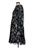 Harper 100% Polyester Paisley Black Casual Dress Size 12 - photo 5