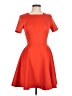 Ted Baker London Solid Orange Cocktail Dress Size 4 (1) - photo 1