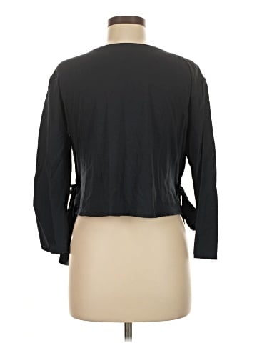 Zara W&B Collection Long Sleeve Blouse (view 2)