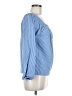 J.Crew Blue Long Sleeve Blouse Size M - photo 4