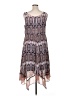 Catherines 100% Polyester Paisley Brown Casual Dress Size 0X - photo 2