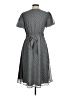 ModCloth 100% Polyester Polka Dots Gray Casual Dress Size M - photo 2