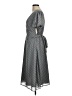 ModCloth 100% Polyester Polka Dots Gray Casual Dress Size M - photo 5