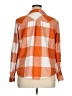Maurices Color Block Orange Long Sleeve Button-Down Shirt Size 14 (0) - photo 2