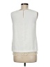 Katherine Barclay 100% Polyester Ivory Sleeveless Blouse Size M - photo 2