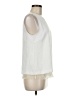 Katherine Barclay 100% Polyester Ivory Sleeveless Blouse Size M - photo 4