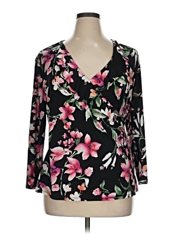 Investments 3/4 Sleeve Blouse (view 1)