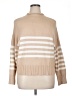 TRUTH BY REPUBLIC Stripes Tan Turtleneck Sweater Size 1X (estimated) - photo 1