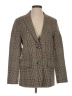 Thakoon Plaid Brown Blazer Size 2 - photo 1