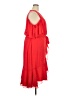 Eliza J 100% Polyester Solid Red Cocktail Dress Size 18 - photo 4