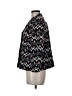 Silkland 100% Silk Chevron-herringbone Black Silk Blazer Size M - photo 5