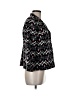 Silkland 100% Silk Chevron-herringbone Black Silk Blazer Size M - photo 4