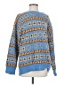 Shein 100% Polyester Print Blue Pullover Sweater Size S - photo 1