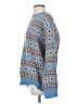 Shein 100% Polyester Print Blue Pullover Sweater Size S - photo 5