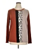 Vanilla Bay Color Block Brown Long Sleeve Top Size XL (estimated) - photo 1
