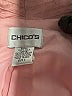 Chico's 100% Silk Metallic Pink Jacket Size Lg (2) - photo 6