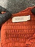Roolee 100% Rayon Brown 3/4 Sleeve Blouse Size L - photo 7