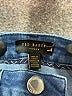 Ted Baker London 100% Cotton Solid Blue Jeans Size 25 waist - photo 7