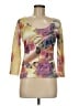 Alberto Makali Floral Gold Pullover Sweater Size M - photo 1