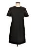 Zara Solid Black Casual Dress Size M - photo 1
