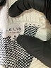 Le Lis 100% Acrylic Animal Print Ivory Pullover Sweater Size M - photo 7
