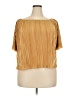 Just Be... 100% Polyester Gold Short Sleeve Blouse Size 2X - photo 1