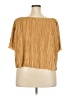 Just Be... 100% Polyester Gold Short Sleeve Blouse Size 2X - photo 2
