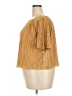 Just Be... 100% Polyester Gold Short Sleeve Blouse Size 2X - photo 5