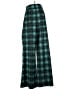 CQ by CQ 100% Polyester Plaid Green Casual Pants Size S - photo 2