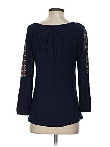 Solitaire 3/4 Sleeve Blouse (view 2)