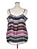 Maurices 100% Polyester Gray Sleeveless Blouse Size 24 (3) - photo 2
