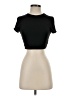 Shein Black Short Sleeve Turtleneck Size XXS - photo 1