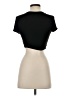 Shein Black Short Sleeve Turtleneck Size XXS - photo 2