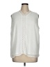 Cj Banks 100% Polyester White Sleeveless Blouse Size 1X - photo 1