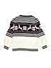 Crown & Ivy 100% Cotton Print Ivory Blue Pullover Sweater Size M (kids) - photo 2