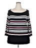 Roz & Ali Black Pullover Sweater Size 3X - photo 1